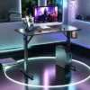 Costway Gaming Desk Home Office PC Computer Desk W/LED Lignt&Gaming Handle Rack -Homcom Crosley Shop GUEST de37d66b bcda 458e b18f 1d0b6a9abda0