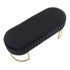 41" Demi Glam Pleated Bench - LumiSource -Homcom Crosley Shop GUEST df4450d3 e97c 4f8f b633 16efc86a9690