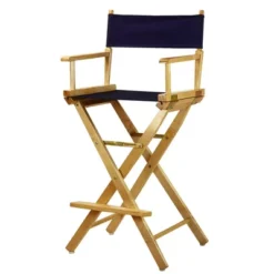 Bar-Height Director's Chair - Natural Frame 28 Bar-Height Director's Chair - Natural Frame -Homcom Crosley Shop GUEST dfc1c9d8 2423 4cc0 a28a 44f8f40c1fcb