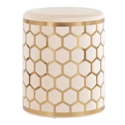Honeycomb Glam Ottoman - LumiSource 15 Honeycomb Glam Ottoman - LumiSource -Homcom Crosley Shop GUEST e1204f22 d613 4aa2 aa9c f498f0822d70