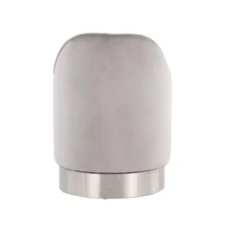 Marla Glam Vanity Stool Steel/Velvet Chrome/Silver - LumiSource 18 Marla Glam Vanity Stool Steel/Velvet Chrome/Silver - LumiSource -Homcom Crosley Shop GUEST e1c7f43b 2800 4050 b399 ed133284679d