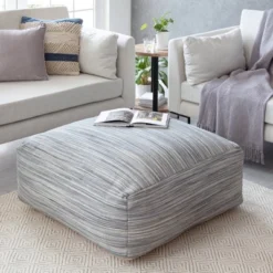 Montanita Gray Ottoman Gray/Ivory - Anji Mountain 13 Montanita Gray Ottoman Gray/Ivory - Anji Mountain -Homcom Crosley Shop GUEST e1ce351b 97fd 4d06 b811 7d4ee998774b