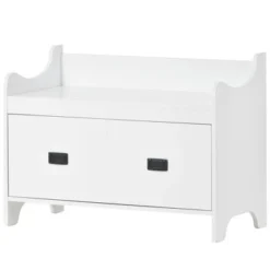 Modern Style 4-in-1 Multifunctional Hallway Coat Rack With 7 Metal Black Hooks And Storage Drawers - ModernLuxe -Homcom Crosley Shop GUEST e2a8c10b a6c4 4473 b618 c48f1725f5e3