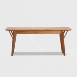 Stratford Mid-Century Entryway Bench Walnut Brown - Finch -Homcom Crosley Shop GUEST e301a81b 2b55 4c39 b92b 9fbc7ae2af9d