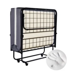 Hayward Heyward Folding Bed With Mattress For Adults, 5" Guest Bed Foldable -Homcom Crosley Shop GUEST e3542380 1d7a 449c 9744 7e7eab85dd21