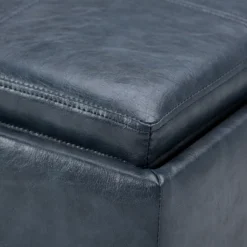 17" Townsend Cube Storage Ottoman With Tray - WyndenHall -Homcom Crosley Shop GUEST e3742915 abb4 489a a6af f3e945bf8bcd