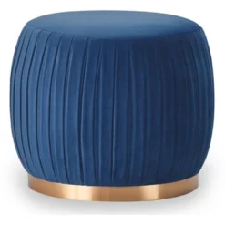 Jolie Pleated Ottoman - Adore Décor -Homcom Crosley Shop GUEST e37472d5 97ff 4932 87ec 26334ac02d9f