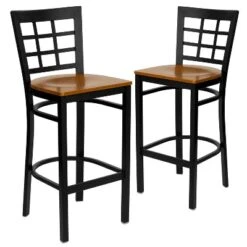 Emma And Oliver 2 Pack Window Back Metal Restaurant Barstool -Homcom Crosley Shop GUEST e38c27f8 b1ca 4c62 ba2c 50d082d073b6