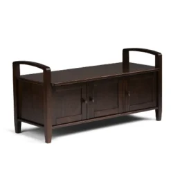 44" Norfolk Solid Wood Entryway Storage Bench - WyndenHall 30 44" Norfolk Solid Wood Entryway Storage Bench - WyndenHall -Homcom Crosley Shop GUEST e3ae0552 0c59 46ba 96ca 4bee4343b319