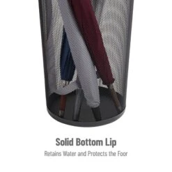 Mind Reader Network Collection Mesh Umbrella Holder, Set Of 2, Black -Homcom Crosley Shop GUEST e4785a2b 6844 4938 a27a 2d254a626cd8