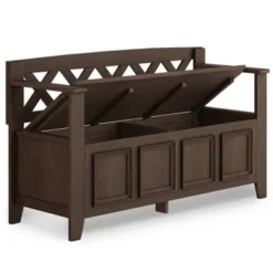 48" Halifax Entryway Storage Bench - WyndenHall -Homcom Crosley Shop GUEST e501fd56 4a63 4974 aaa1 d54a3b1303ce