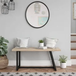 Palomino Asymmetrical Entryway Bench - Novogratz -Homcom Crosley Shop GUEST e558ce15 e375 457d ad36 76be411b3166