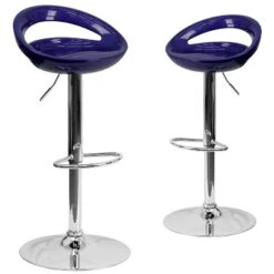Emma And Oliver 2 Pack Contemporary Plastic Adjustable Height Barstool With Rounded Cutout Back And Chrome Base 34 Emma And Oliver 2 Pack Contemporary Plastic Adjustable Height Barstool With Rounded Cutout Back And Chrome Base -Homcom Crosley Shop GUEST e5a24fbe 66bf 49f6 8584 a767e9030134