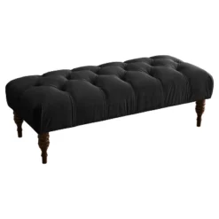 Edwardian Upholstered Tufted Bench - Skyline Furniture 10 Edwardian Upholstered Tufted Bench - Skyline Furniture -Homcom Crosley Shop GUEST e5c8a752 8ad3 4408 8b1f e49303389f8c