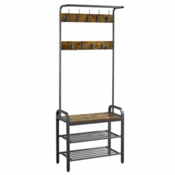 Yaheetech 72" H Industrial Hall Tree With Shoe Storage -Homcom Crosley Shop GUEST e5dbedfd 1074 4dc9 9a4e ff56ceeece27