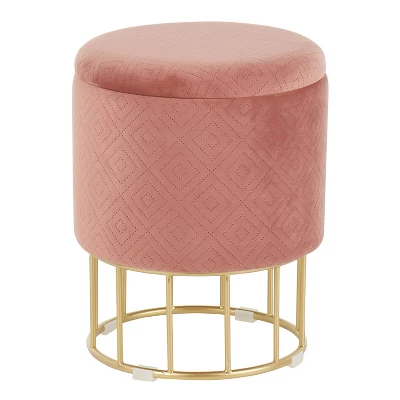Canary Contemporary Glam Ottoman - LumiSource 10 Canary Contemporary Glam Ottoman - LumiSource - Image 8
