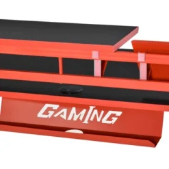 HOMCOM 53" Gaming Desk, Racing Computer Desk With Monitor Shelf, Gamepad Rack, Cup Holder, Headphone Hook, And Cable Basket, Red 10 HOMCOM 53" Gaming Desk, Racing Computer Desk With Monitor Shelf, Gamepad Rack, Cup Holder, Headphone Hook, And Cable Basket, Red -Homcom Crosley Shop GUEST e6cf6712 5fbf 4d7a b64d e7521b298775