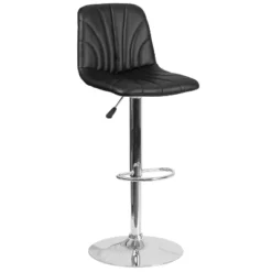 Flash Furniture Contemporary Vinyl Adjustable Height Barstool With Embellished Stitch Design And Chrome Base -Homcom Crosley Shop GUEST e6e3a066 9ac1 4020 a2d8 e6ebd5dc133d