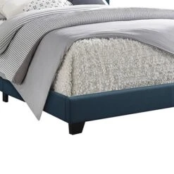 Queen Ishiko Bed Dark Teal Fabric - Acme Furniture -Homcom Crosley Shop GUEST e81f5d01 2349 49c9 948a b2c0ebab7ae4
