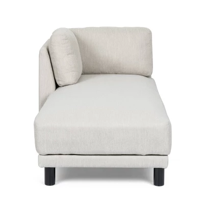 Hyland Contemporary Fabric Upholstered Chaise Lounge - Christopher Knight Home 4 Hyland Contemporary Fabric Upholstered Chaise Lounge - Christopher Knight Home - Image 2