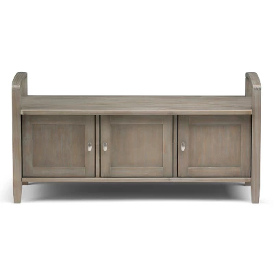 44" Norfolk Solid Wood Entryway Storage Bench - WyndenHall 5 44" Norfolk Solid Wood Entryway Storage Bench - WyndenHall - Image 3