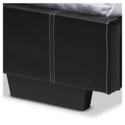 Full Atlas Modern And Contemporary Faux Leather Platform Bed Black - Baxton Studio -Homcom Crosley Shop GUEST e8ec4ca7 cdff 48a8 a264 37456349185e