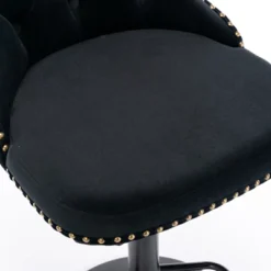 Set Of 2 Modern Velvet Upholstered Tufted Swivel Barstools With Nailhead Trim And Adjustable Seat Height-ModernLuxe 20 Set Of 2 Modern Velvet Upholstered Tufted Swivel Barstools With Nailhead Trim And Adjustable Seat Height-ModernLuxe -Homcom Crosley Shop GUEST e9127e6e e481 4994 b1fc 01808ca7093d