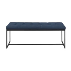 48" Upholstered Bench With Metal Base - Saracina Home -Homcom Crosley Shop GUEST e9c48d5c f015 4ec3 a18f 1b402d2cb46b