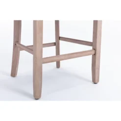 Set Of 2 Velvet Upholstered Barstools With Button Tufted Decoration, Chrome Nailhead Trim And Wooden Legs-ModernLuxe -Homcom Crosley Shop GUEST eab4a5dc b0a5 4deb 9861 997fc43038ae