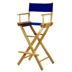 Bar-Height Director's Chair - Natural Frame 23 Bar-Height Director's Chair - Natural Frame -Homcom Crosley Shop GUEST eb0a412f 5036 41f4 8b68 cb480c354c54