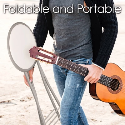 Set Of 2 Counter Height Bar Stools – 24-Inch Backless Folding Chairs With 300lb Capacity For Kitchen, Rec Room, Or Game Room By Trademark Home (Pink) 8 Set Of 2 Counter Height Bar Stools – 24-Inch Backless Folding Chairs With 300lb Capacity For Kitchen, Rec Room, Or Game Room By Trademark Home (Pink) - Image 6