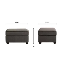 Olin Upholstered Ottoman With Storage - Serta 19 Olin Upholstered Ottoman With Storage - Serta -Homcom Crosley Shop GUEST ecfaa346 401b 441b a359 36b7f41c0904