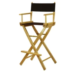 Bar-Height Director's Chair - Natural Frame 20 Bar-Height Director's Chair - Natural Frame -Homcom Crosley Shop GUEST ed961f79 5d6c 419c 8075 4a22d6ab1f44