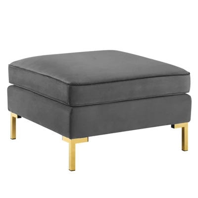 Ardent Performance Velvet Ottoman - Modway 7 Ardent Performance Velvet Ottoman - Modway - Image 5