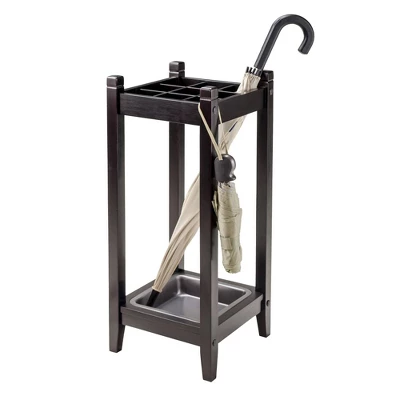 Jana Umbrella Stand Espresso - Winsome 3 Jana Umbrella Stand Espresso - Winsome