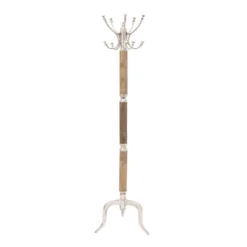 72" X 19" Traditional Aluminum Coat Rack - Olivia & May -Homcom Crosley Shop GUEST f14cbddd 34b4 4e9a 987b 4d6e02a101d2