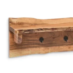 48" Hairpin Live Edge Wood Bench With Coat Hook Shelf Set Natural - Alaterre Furniture 9 48" Hairpin Live Edge Wood Bench With Coat Hook Shelf Set Natural - Alaterre Furniture -Homcom Crosley Shop GUEST f1799a20 84e2 45c1 b726 4ab8ac29700a