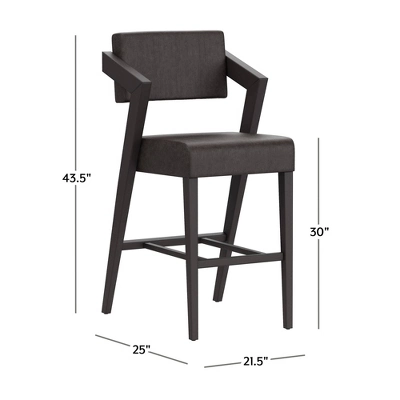 Snyder Stationary Barstool Black - Hillsdale Furniture 4 Snyder Stationary Barstool Black - Hillsdale Furniture - Image 2