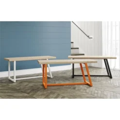 Palomino Asymmetrical Entryway Bench - Novogratz -Homcom Crosley Shop GUEST f1ff6715 d75e 4cdd a929 143b18ede20e