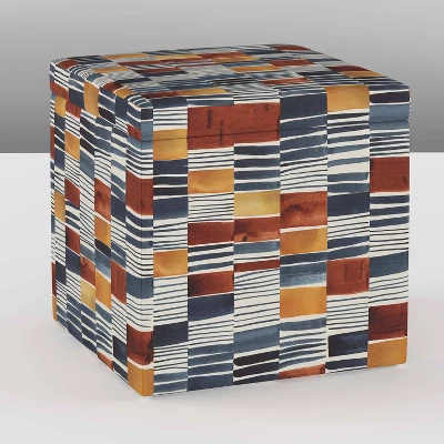 Plano Storage Ottoman In Geometric - Skyline Furniture 7 Plano Storage Ottoman In Geometric - Skyline Furniture - Image 5
