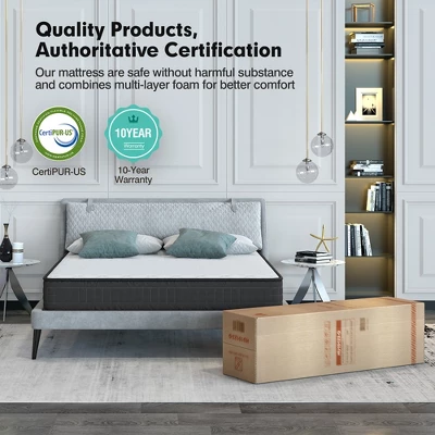 8'' Queen/Full/King Size Memory Foam Bed Mattress Medium Firm Breathable Pressure Relieve 7 8'' Queen/Full/King Size Memory Foam Bed Mattress Medium Firm Breathable Pressure Relieve - Image 5