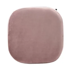 17" Modern Square Ottoman With Metal Base - WOVENBYRD -Homcom Crosley Shop GUEST f3fe62cc 3381 45e3 b838 ee5c475ee6ef