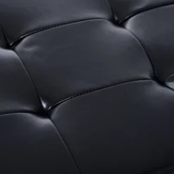 HomCom 44" Tufted Faux Leather Ottoman Storage Bench With Shoe Rack -Homcom Crosley Shop GUEST f480ddbe 3e51 42d0 9012 6c7fdf381f58