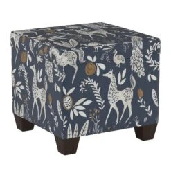 Pattern Fairland Square Storage Ottoman - Skyline Furniture