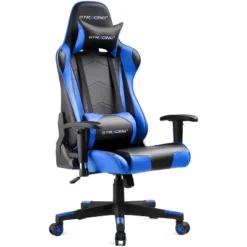Gaming Office Chair PU Leather With Adjustable Headrest And Lumbar Pillow - GTRACING -Homcom Crosley Shop GUEST f71bc12c d5c1 4ef4 a300 823a134f2b4d