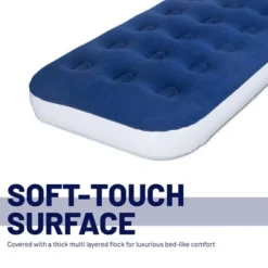 Continental Sleep 9" Air Mattress With Comfort Coil Technology And High Capacity Pump, Good For Camping, Home And Portable Travel, Blue, -Homcom Crosley Shop GUEST f75dcf29 f274 4da6 bc6c 875b77fb5c29