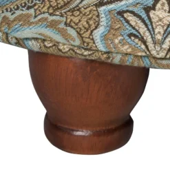 Button Tufted Round Storage Ottoman Brown Paisley - HomePop -Homcom Crosley Shop GUEST f770511c c0c8 444c bdf8 6f54f7224cb0