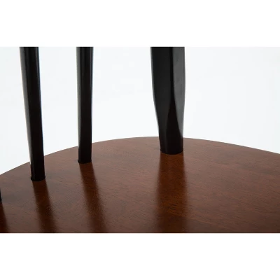 Set Of 2 Windsor Dining Chair Wood/Black/Cherry - Boraam 7 Set Of 2 Windsor Dining Chair Wood/Black/Cherry - Boraam - Image 5