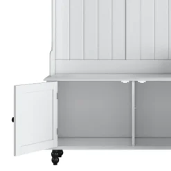 40" 3-in-1 Design Hall Tree With 4 Hooks, Coat Hanger And Entryway Storage Bench - ModernLuxe -Homcom Crosley Shop GUEST f8f42f4e fe1a 4af2 a1fd 601330ddddbe