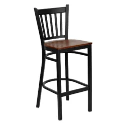 Flash Furniture Black Vertical Back Metal Restaurant Barstool -Homcom Crosley Shop GUEST f9656728 aedd 43f5 957a dd895cf6bac3